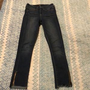 VERVET- DARK JEANS- ANKLE SKINNY JEAN size 24!